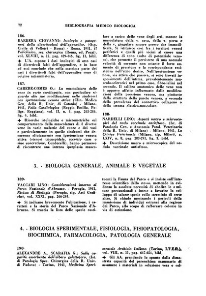 Bibliografia medico-biologica rassegna generale mensile dei libri e della stampa periodica italiana di medicina e di biologia