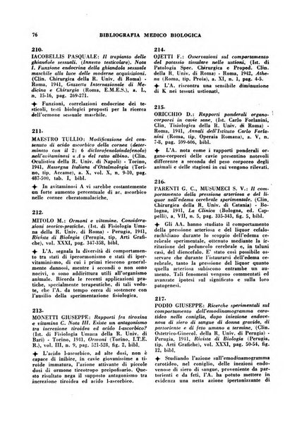 Bibliografia medico-biologica rassegna generale mensile dei libri e della stampa periodica italiana di medicina e di biologia