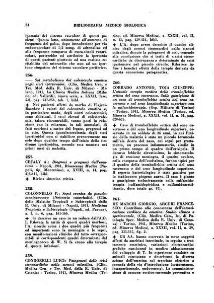 Bibliografia medico-biologica rassegna generale mensile dei libri e della stampa periodica italiana di medicina e di biologia