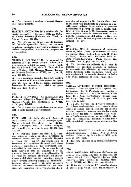 Bibliografia medico-biologica rassegna generale mensile dei libri e della stampa periodica italiana di medicina e di biologia