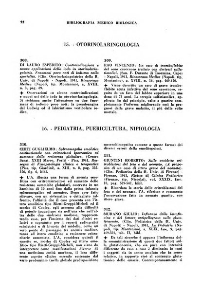 Bibliografia medico-biologica rassegna generale mensile dei libri e della stampa periodica italiana di medicina e di biologia