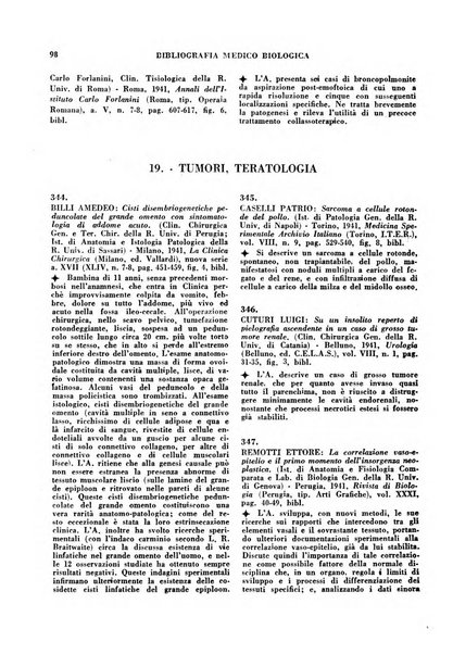 Bibliografia medico-biologica rassegna generale mensile dei libri e della stampa periodica italiana di medicina e di biologia