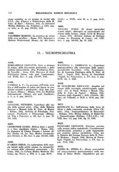 Bibliografia medico-biologica rassegna generale mensile dei libri e della stampa periodica italiana di medicina e di biologia