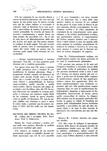 Bibliografia medico-biologica rassegna generale mensile dei libri e della stampa periodica italiana di medicina e di biologia