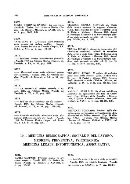 Bibliografia medico-biologica rassegna generale mensile dei libri e della stampa periodica italiana di medicina e di biologia