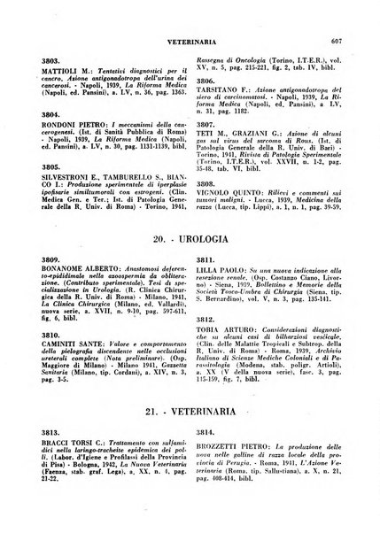 Bibliografia medico-biologica rassegna generale mensile dei libri e della stampa periodica italiana di medicina e di biologia