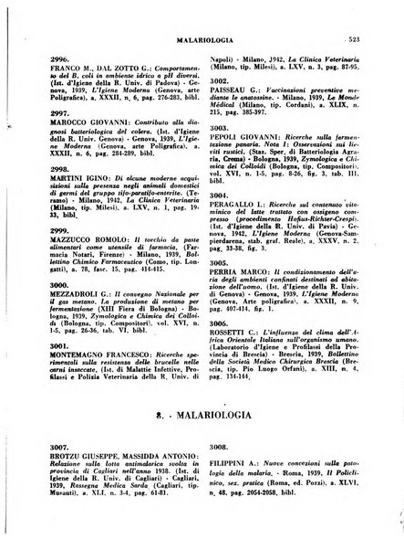 Bibliografia medico-biologica rassegna generale mensile dei libri e della stampa periodica italiana di medicina e di biologia