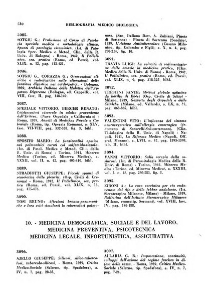 Bibliografia medico-biologica rassegna generale mensile dei libri e della stampa periodica italiana di medicina e di biologia