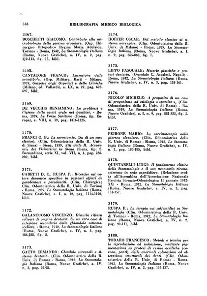 Bibliografia medico-biologica rassegna generale mensile dei libri e della stampa periodica italiana di medicina e di biologia