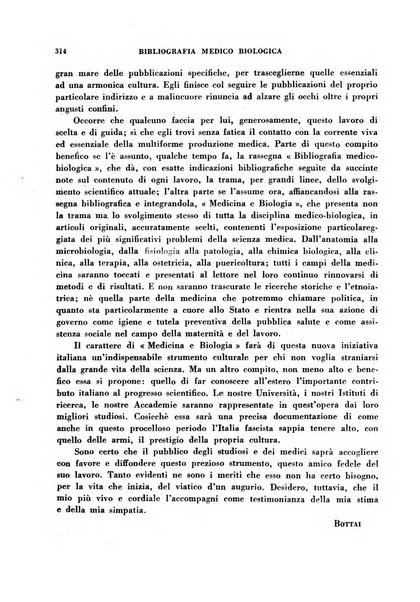 Bibliografia medico-biologica rassegna generale mensile dei libri e della stampa periodica italiana di medicina e di biologia