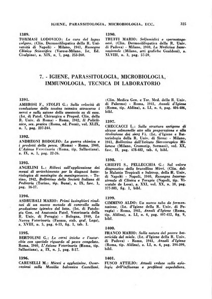 Bibliografia medico-biologica rassegna generale mensile dei libri e della stampa periodica italiana di medicina e di biologia