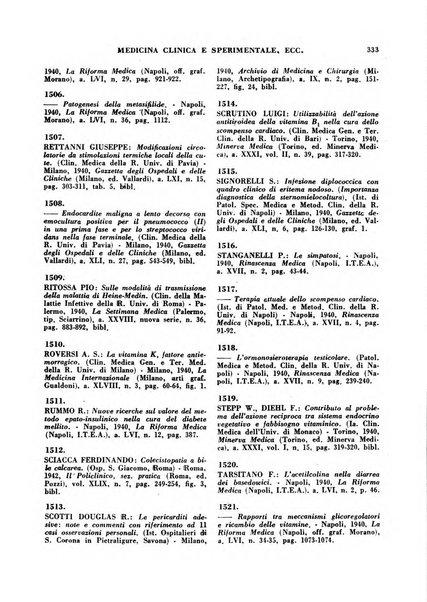 Bibliografia medico-biologica rassegna generale mensile dei libri e della stampa periodica italiana di medicina e di biologia