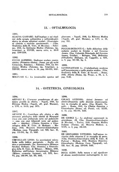 Bibliografia medico-biologica rassegna generale mensile dei libri e della stampa periodica italiana di medicina e di biologia