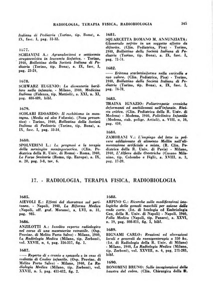 Bibliografia medico-biologica rassegna generale mensile dei libri e della stampa periodica italiana di medicina e di biologia