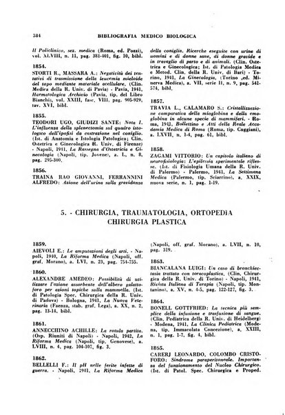 Bibliografia medico-biologica rassegna generale mensile dei libri e della stampa periodica italiana di medicina e di biologia