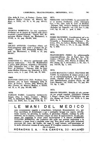 Bibliografia medico-biologica rassegna generale mensile dei libri e della stampa periodica italiana di medicina e di biologia