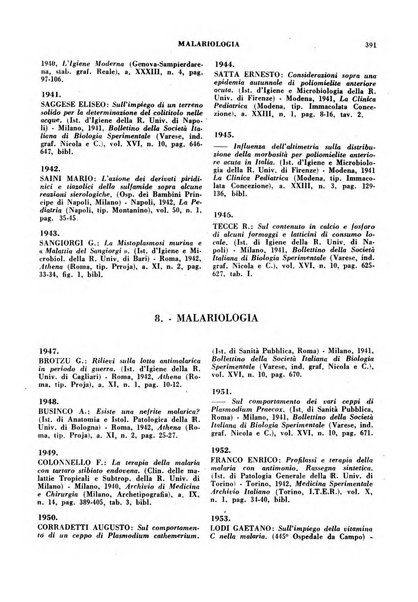 Bibliografia medico-biologica rassegna generale mensile dei libri e della stampa periodica italiana di medicina e di biologia