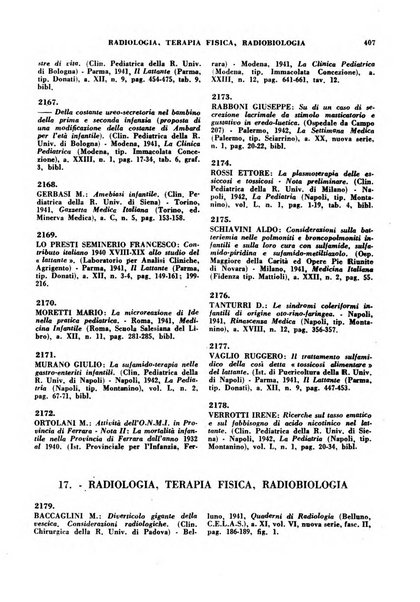 Bibliografia medico-biologica rassegna generale mensile dei libri e della stampa periodica italiana di medicina e di biologia