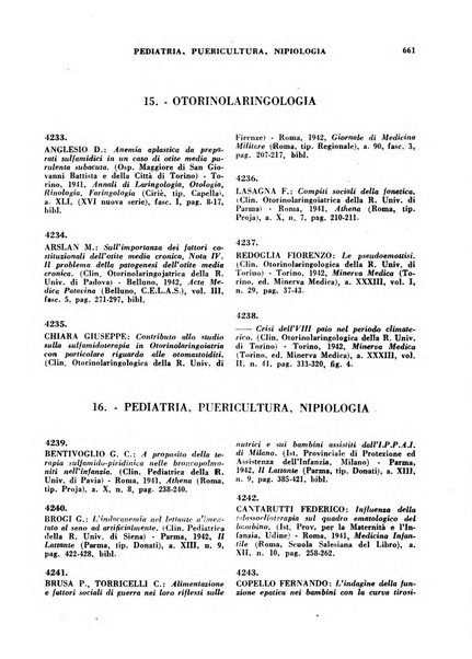 Bibliografia medico-biologica rassegna generale mensile dei libri e della stampa periodica italiana di medicina e di biologia