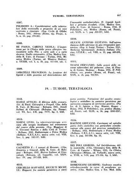 Bibliografia medico-biologica rassegna generale mensile dei libri e della stampa periodica italiana di medicina e di biologia