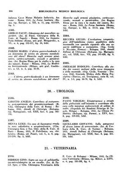 Bibliografia medico-biologica rassegna generale mensile dei libri e della stampa periodica italiana di medicina e di biologia