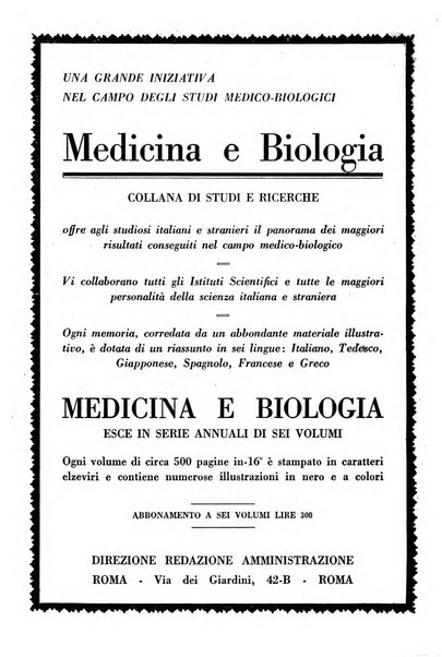 Bibliografia medico-biologica rassegna generale mensile dei libri e della stampa periodica italiana di medicina e di biologia