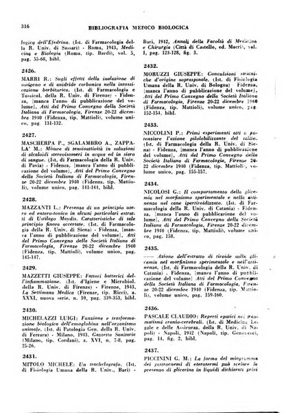 Bibliografia medico-biologica rassegna generale mensile dei libri e della stampa periodica italiana di medicina e di biologia