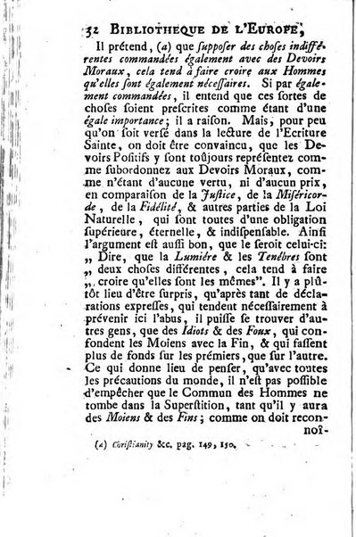 Bibliotheque raisonnee des ouvrages des savans de l'Europe pour les mois de ...