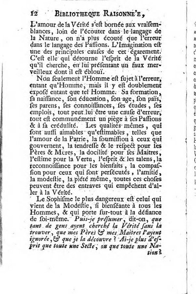 Bibliotheque raisonnee des ouvrages des savans de l'Europe pour les mois de ...