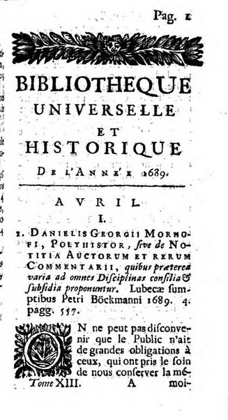 Bibliotheque universelle et historique de l'annee ...
