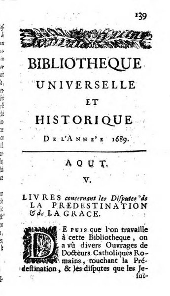 Bibliotheque universelle et historique de l'annee ...