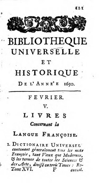 Bibliotheque universelle et historique de l'annee ...