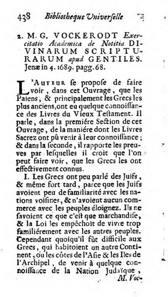 Bibliotheque universelle et historique de l'annee ...