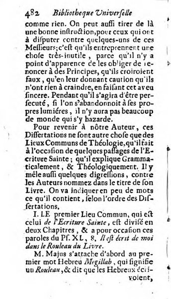 Bibliotheque universelle et historique de l'annee ...