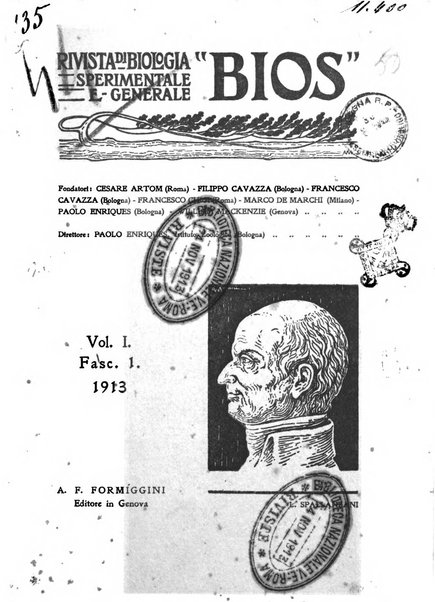 Bios rivista di biologia sperimentale e generale