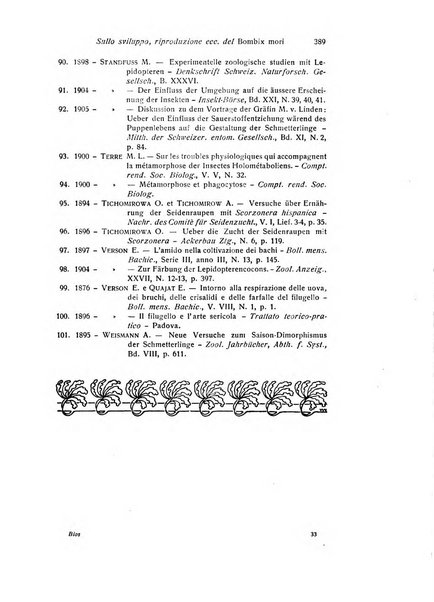 Bios rivista di biologia sperimentale e generale