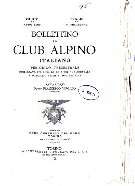 Bollettino del Club alpino italiano