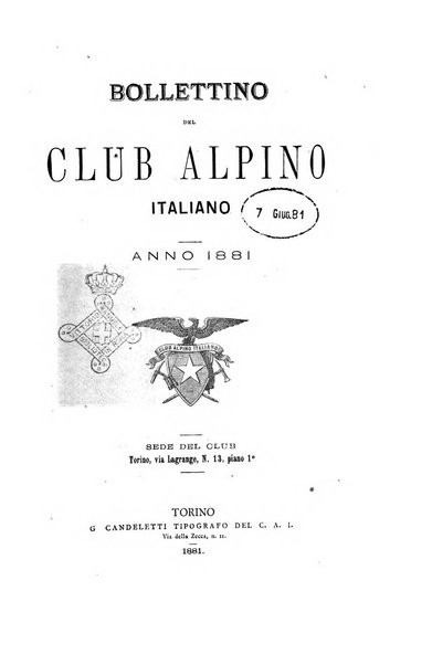 Bollettino del Club alpino italiano