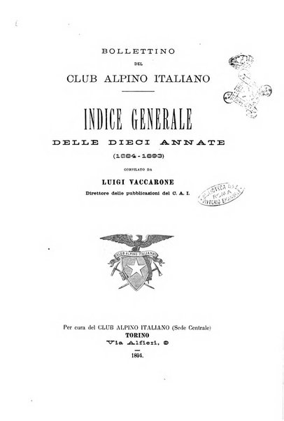 Bollettino del Club alpino italiano