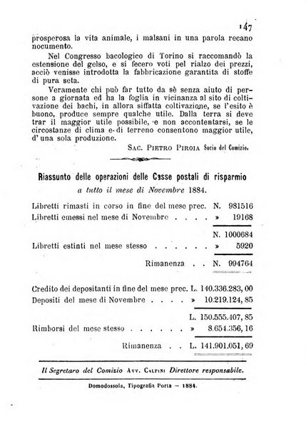 Bollettino del Comizio agrario ossolano