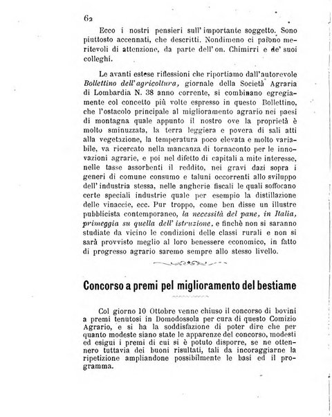 Bollettino del Comizio agrario ossolano