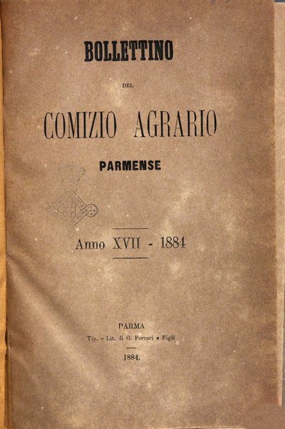 Bollettino del Comizio agrario parmense