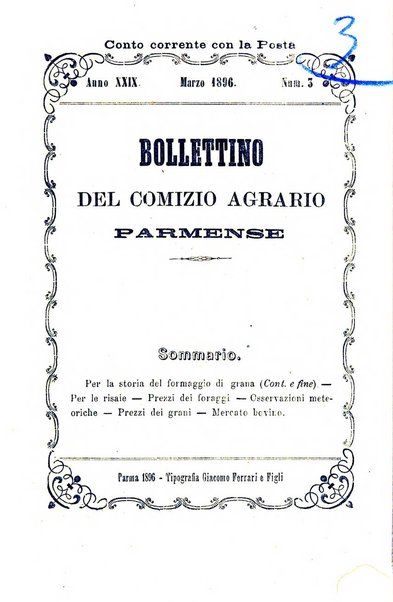 Bollettino del Comizio agrario parmense