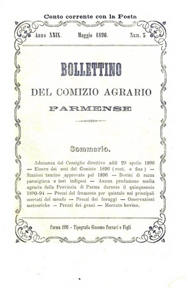 Bollettino del Comizio agrario parmense