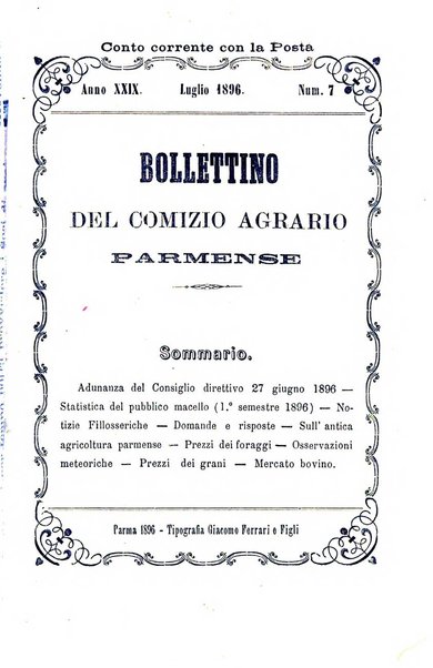 Bollettino del Comizio agrario parmense