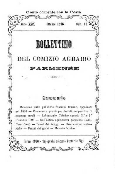 Bollettino del Comizio agrario parmense