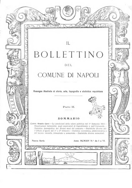 Bollettino del Comune di Napoli rassegna illustrata di storia, arte, topografia e statistica napoletana