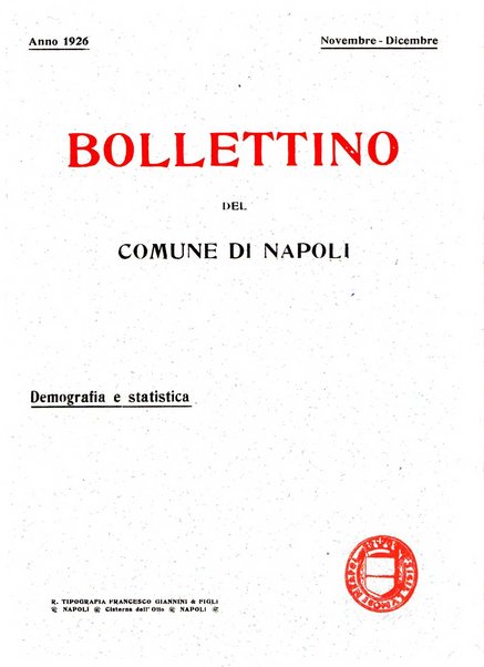 Bollettino del Comune di Napoli rassegna illustrata di storia, arte, topografia e statistica napoletana