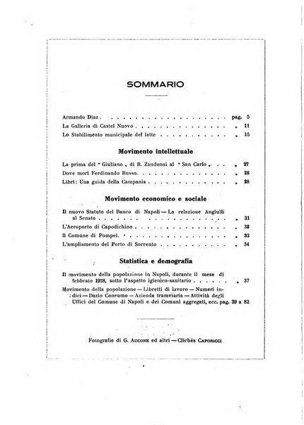 Bollettino del Comune di Napoli rassegna illustrata di storia, arte, topografia e statistica napoletana