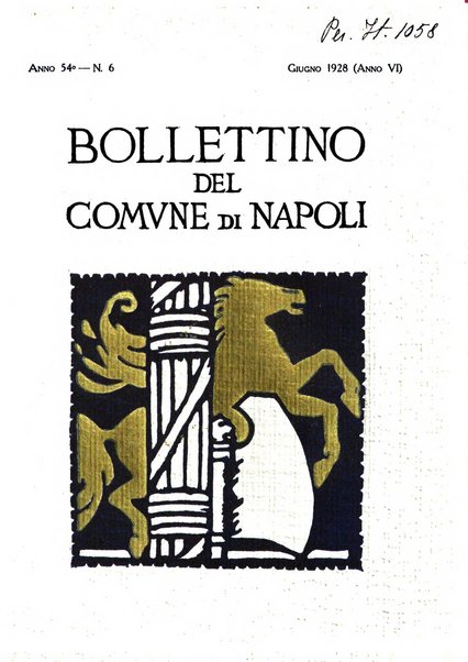 Bollettino del Comune di Napoli rassegna illustrata di storia, arte, topografia e statistica napoletana